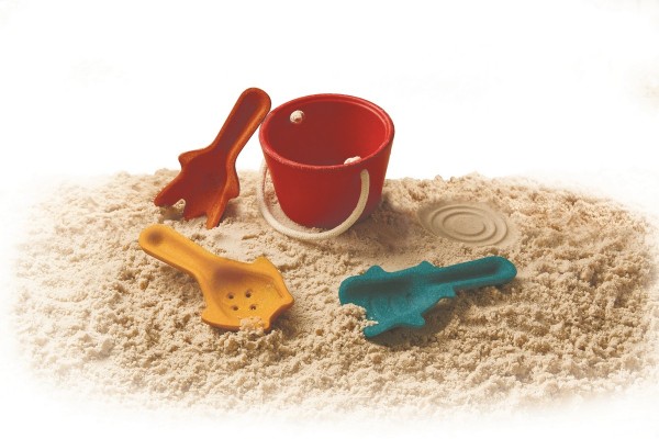 Sand-Spielset aus Holz