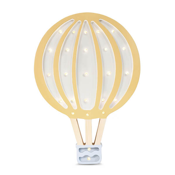 LED Wandlampe, Heißluftballon, Gelb, Deko, Little Lights