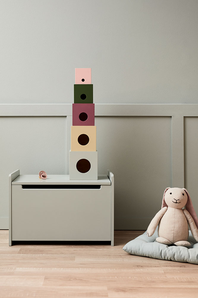 Stapelwürfel Edvin, Holz, 5 Stück, Kids Concept 