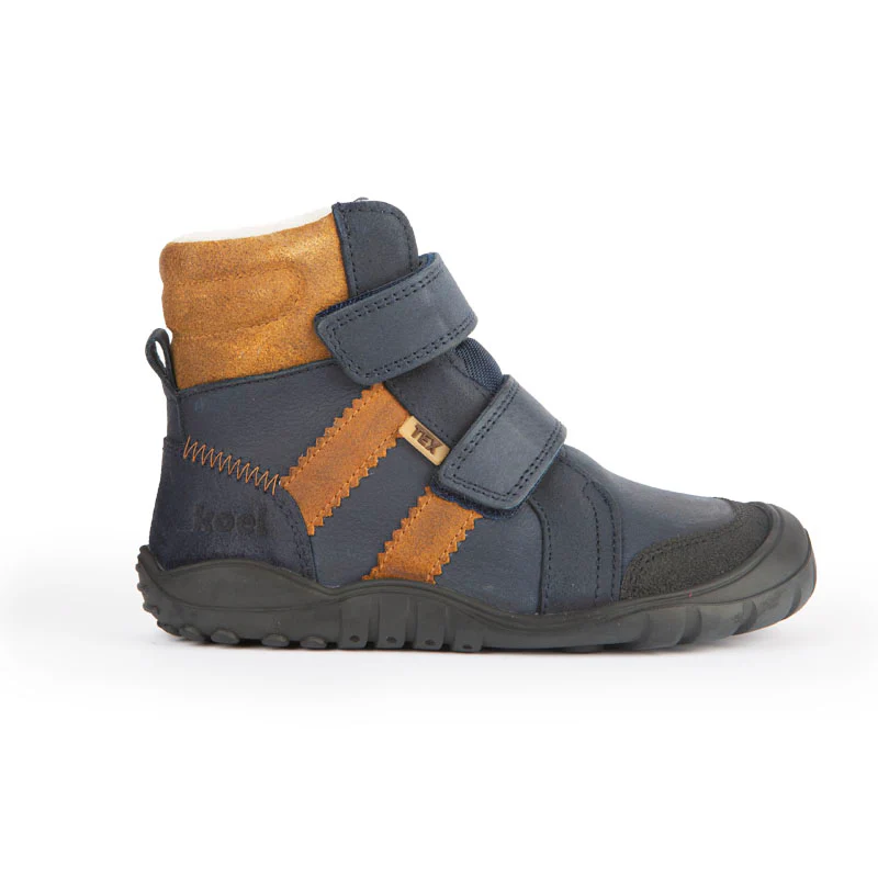 Winterboot, Milo 2.0 Hydro, Wolle, Tex,Barfußschuhe, marine | Koel