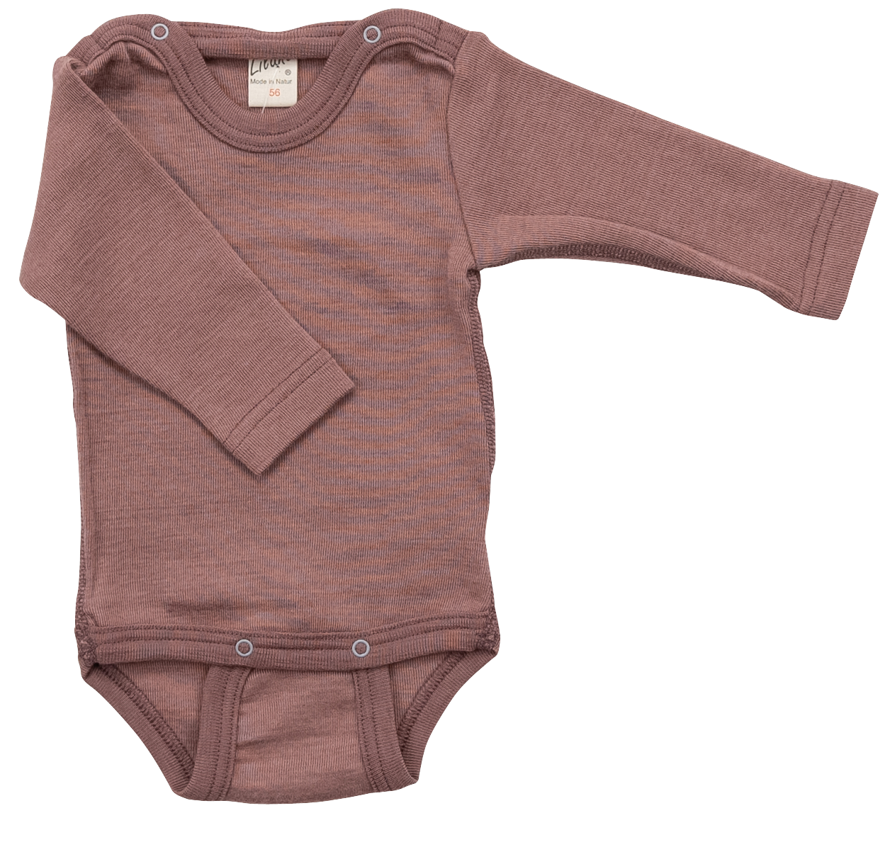 Body, Wolle/Seide, langarm, mauve | Lilano