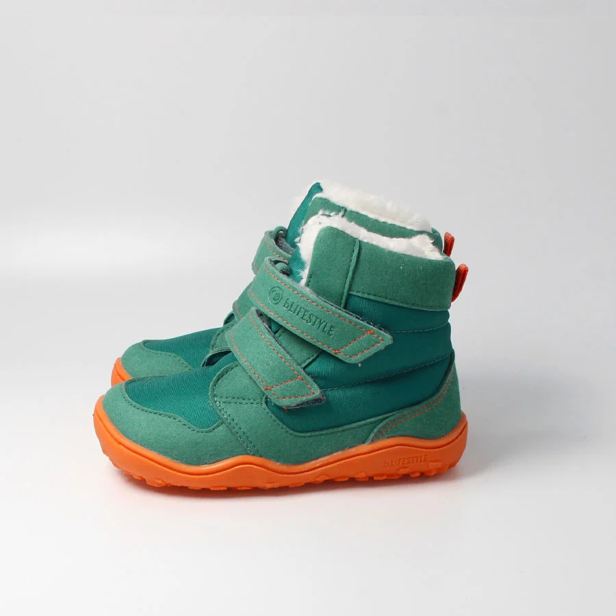 Wasserfeste Winter- Barfußschuh Koala, Tex | Petrol | Vegan | Blifestyle