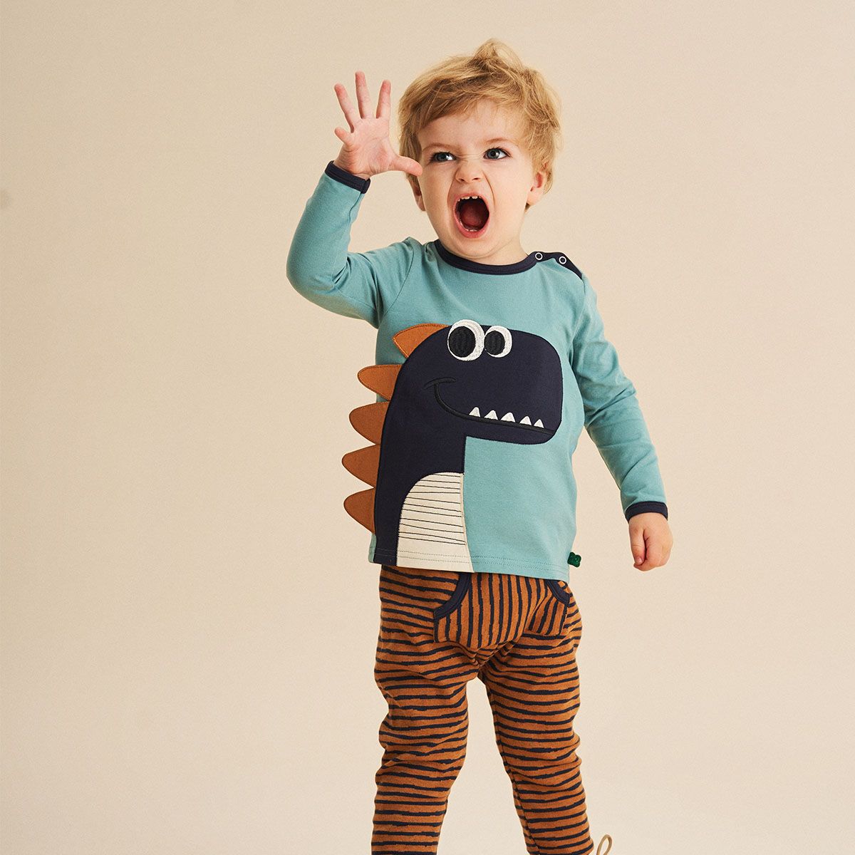 Dinosaurier Babylangarmshirt | Fred's World